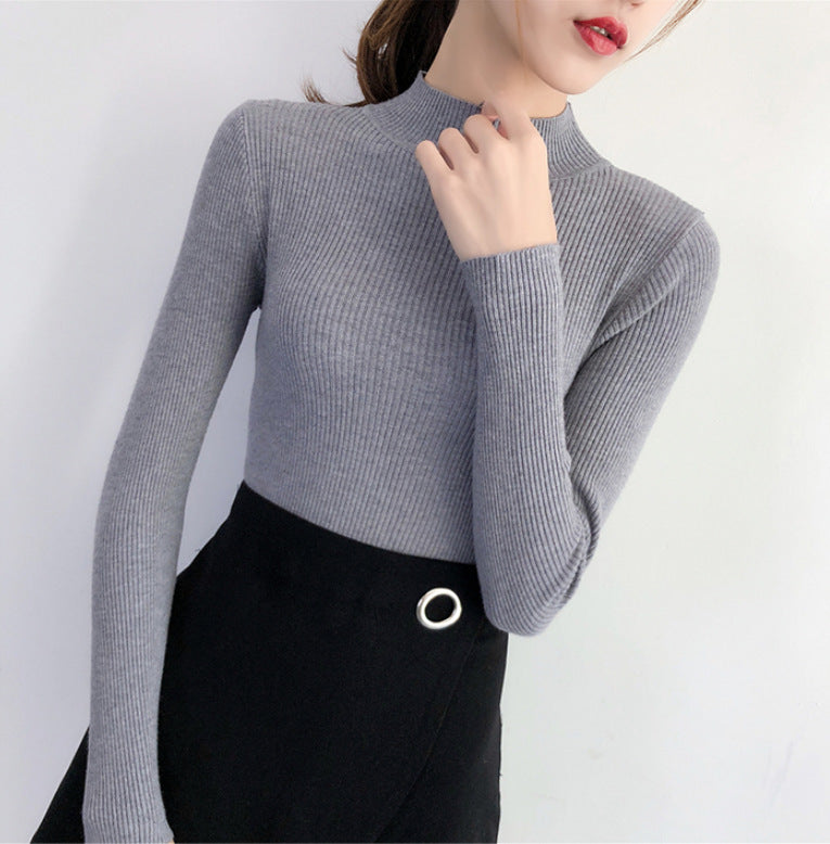 Pullover All-matching Slim Fit Skinny Sweater